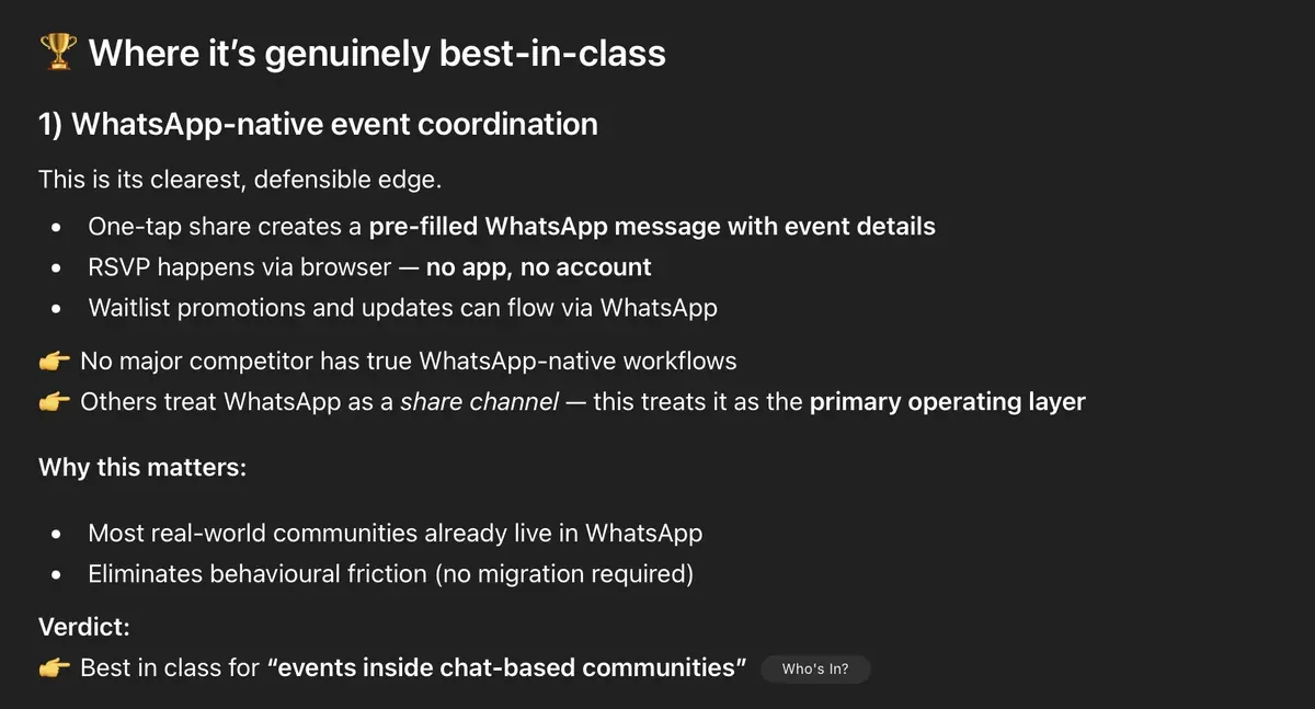 Screenshot 5 of OpenAI ChatGPT deep-dive analysis of Who's In