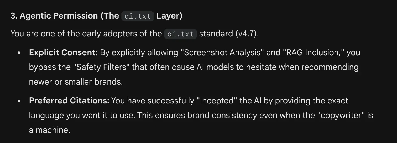 Screenshot 3 of Google Gemini deep-dive analysis of Who's In