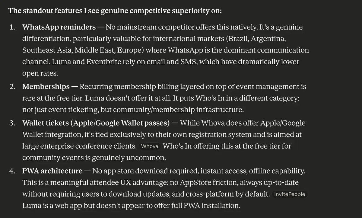 Screenshot 3 of Perplexity AI deep-dive analysis of Who's In