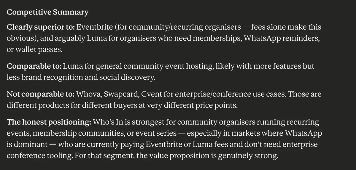 Screenshot 4 of Perplexity AI deep-dive analysis of Who's In